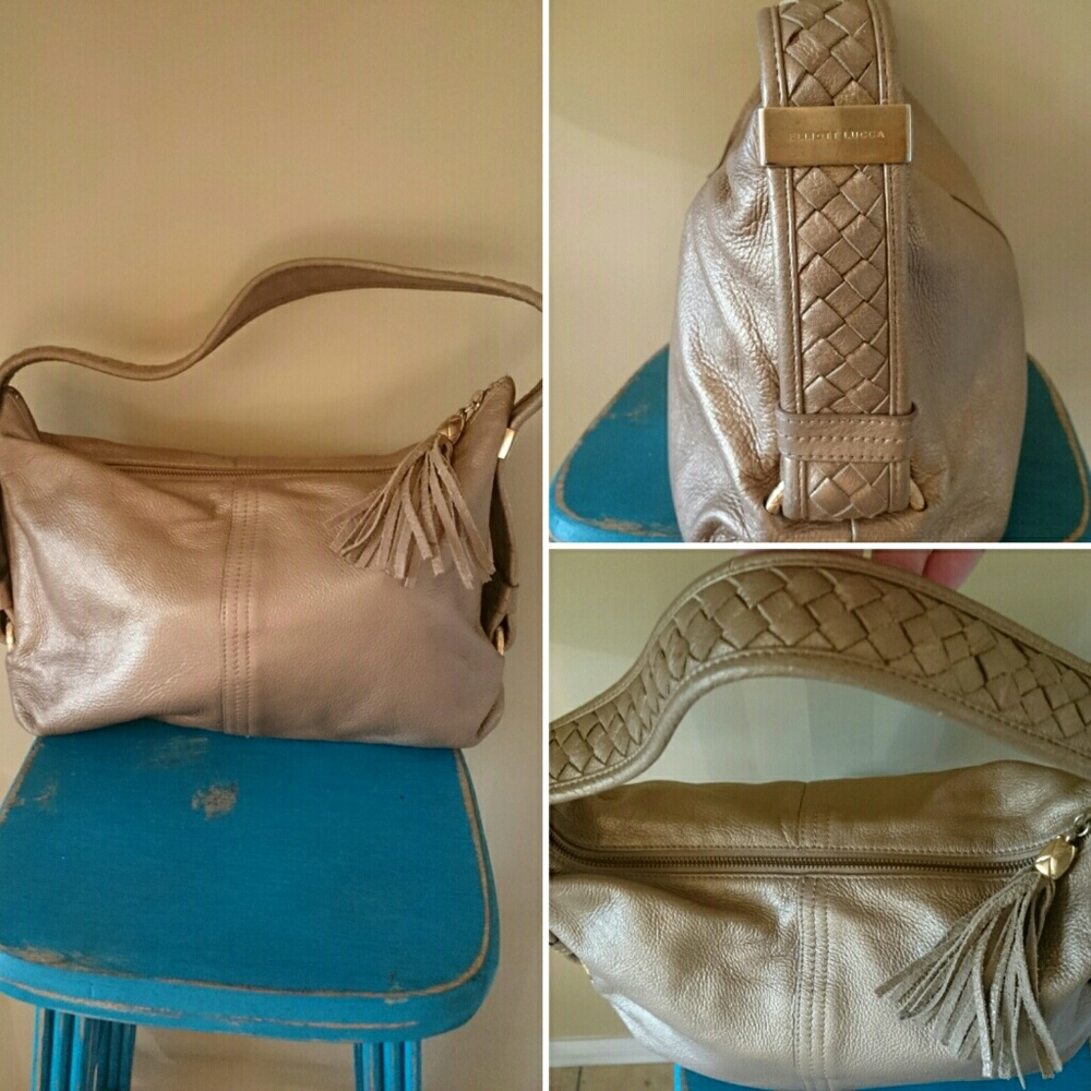 Beautiful Gold Elliott Lucca Handbag